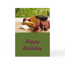 Countryside Wine, Cheese & Fruit Card