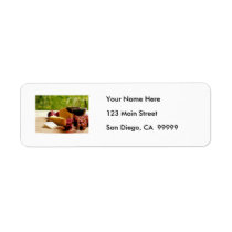 Countryside Wine, Cheese & Fruit Return Address Label