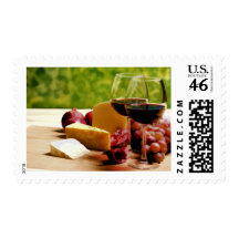 Countryside Wine, Cheese & Fruit Stamp