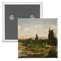 Countryside with a River, Manzanares Pin