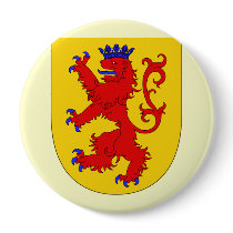 Counts Habsburg Arms, Hungary Pinback Button