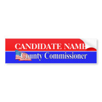 County Commission Template bumper stickers