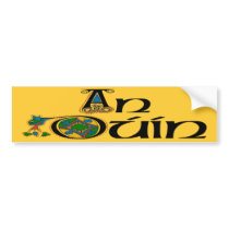 County Down (Gaelic) Bumper Sticker bumper stickers