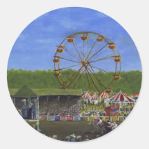 County Fair Round Sticker