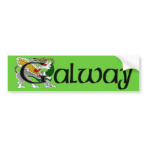 County Galway Bumper Sticker bumper stickers by irishcountry County Galway Bumper Sticker bumper stickers
