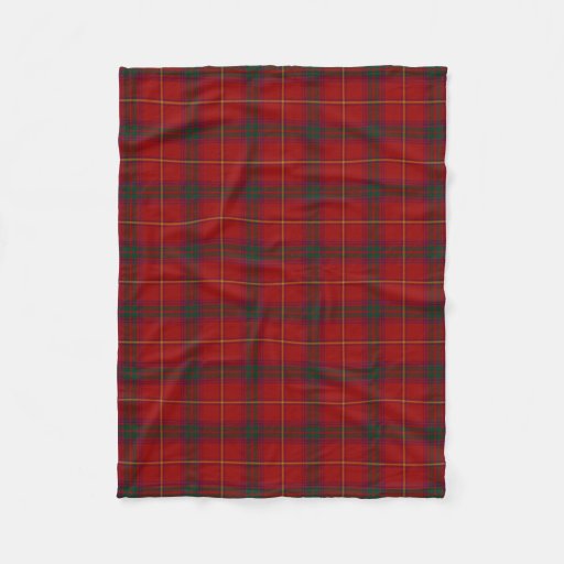 County Galway Irish Tartan Fleece Blanket Zazzle