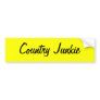County Junkie sticker for those who love country