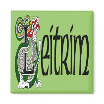 County Leitrim Magnet by irishcountry County Leitrim Magnet