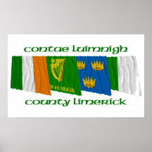 County Limerick Flags Posters