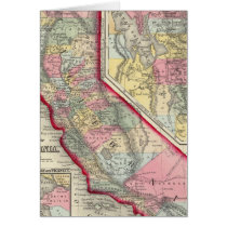 County Map Of California Card