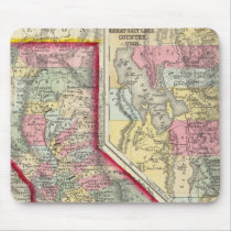 County Map Of California Mousepad
