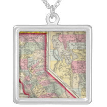 County Map Of California Custom Necklace