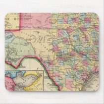 County Map Of Texas Mouse Pad