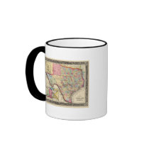 County Map Of Texas Coffee Mug