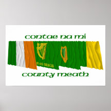 County Meath Flags Posters