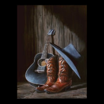 County Music "Boots" Poster posters