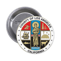 County of Los Angeles seal Buttons