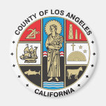 County of Los Angeles seal Fridge Magnets
