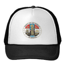 County of Los Angeles seal Trucker Hats