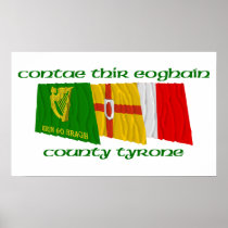 County Tyrone Flags Print