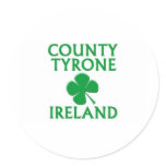 County Tyrone, Ireland Round Sticker