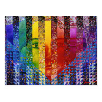 Counundrum I – Rainbow Woman postcards