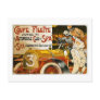 Coupe Pilette Vintage Spanish Automobile Poster Postcards