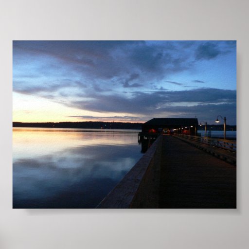 Coupeville at Sunset Poster