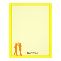 Couple Dance Spin Dancing Silhouette Custom Letterhead