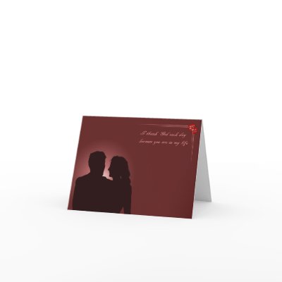 Couple in love. Merlot. Card by Faerywitch