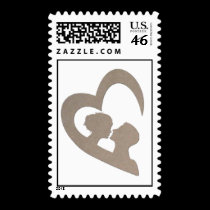 Couple In Love postage by kokobaby Couple In Love postage