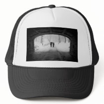 Couple in Snowstorm, Central Park Trucker Hats