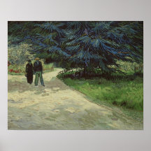 Couple in the Park, Arles, 1888 Posters