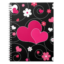Couple of hearts notebooks