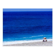 Couple on beach post cards