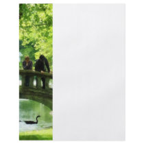 Couple on Bridge in Park Full Color Flyer