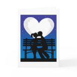 Couple Silhouette Moon Card