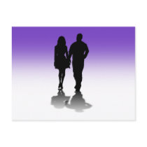 Couple silhouetted postcards by gravityx9 Couple silhouetted postcards