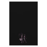Couple Traveling X-Ray Vision Skeletons - Pink Stationery Design