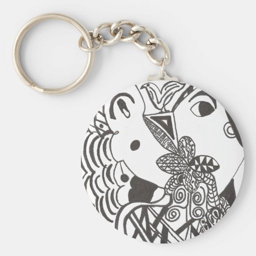 couple with bird keychain