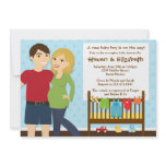 Couples Baby Shower Invitation for a Boy
