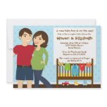 Couples Baby Shower Invitation for a Boy