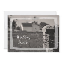 Couples Country Wedding Shower Invitation
