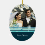 Couple's First Christmas Photo Christmas Ornament