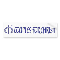 Couples For Christ bumper sticker bumper stickers