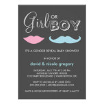 Couples Gender Reveal Baby Shower Cards