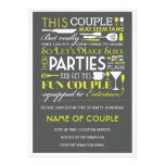 Couples Party Custom Invitations