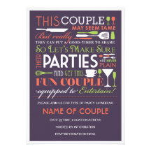 Couples Party Eggplant Announcement