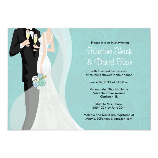 Couples Shower - Version 1 Card | Zazzle