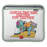 Couples That Bowl Together iPad Sleeve